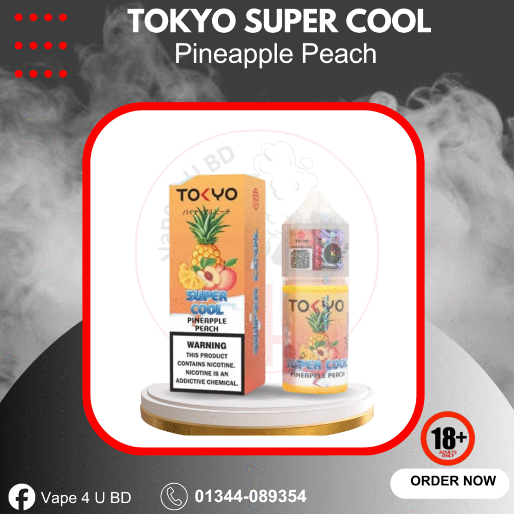 Tokyo Super Cool Pineapple Peach Saltnic 30ml