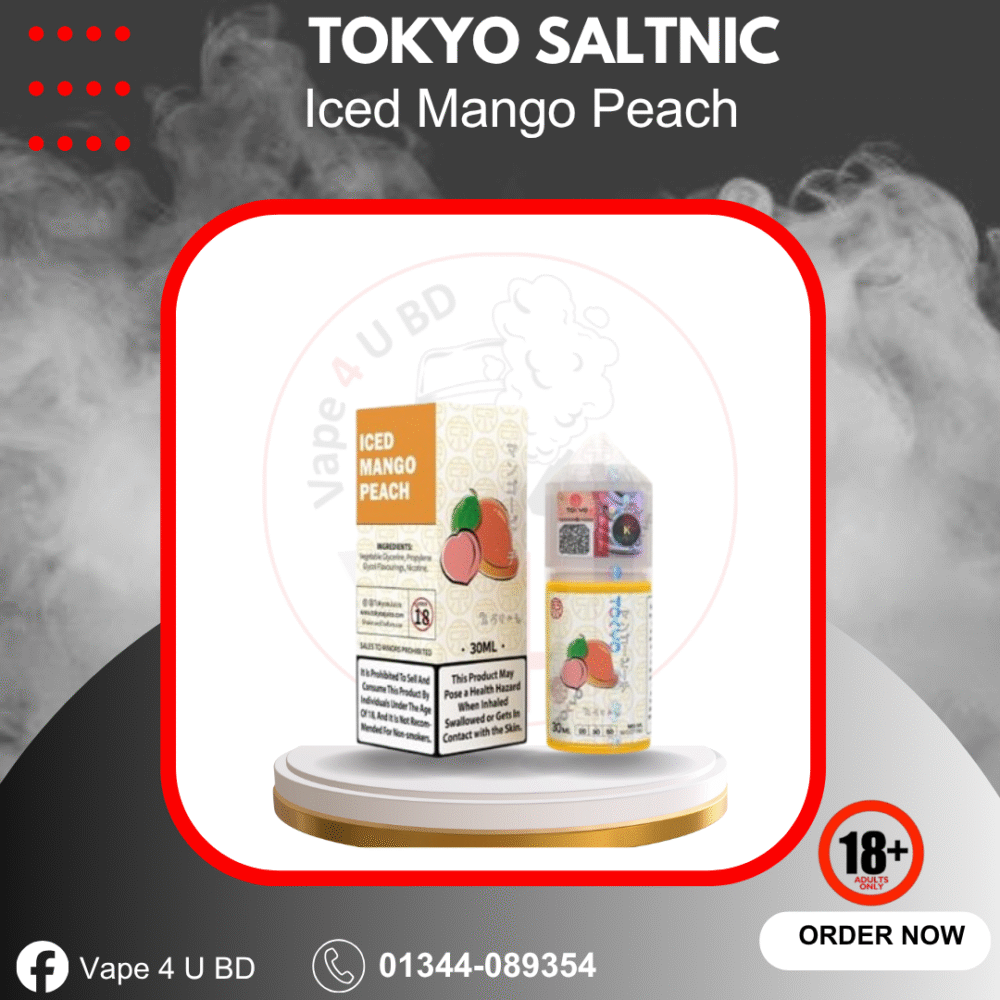 Tokyo Salt – Iced Mango Peach 30ml