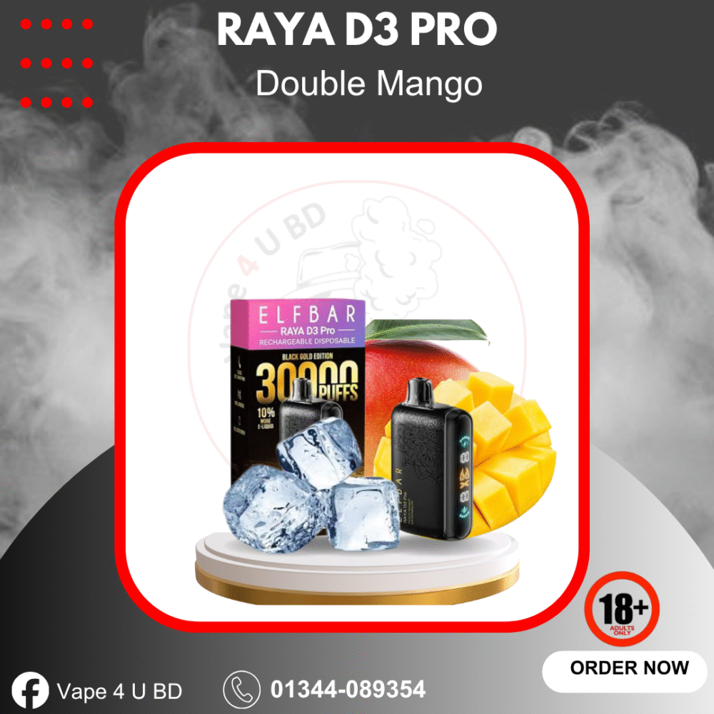 ELF BAR RAYA D3 PRO Double Mango 30K Puffs
