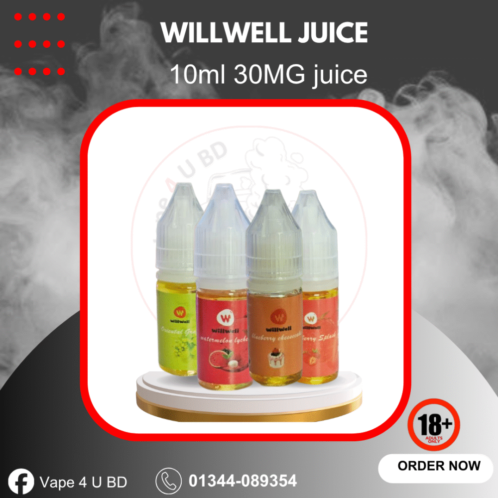 WillWell 10ML Juice 30MG  Salt Nic