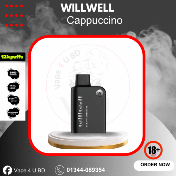 Cappuccino Pre-filled Cartridge 12K by Will Well