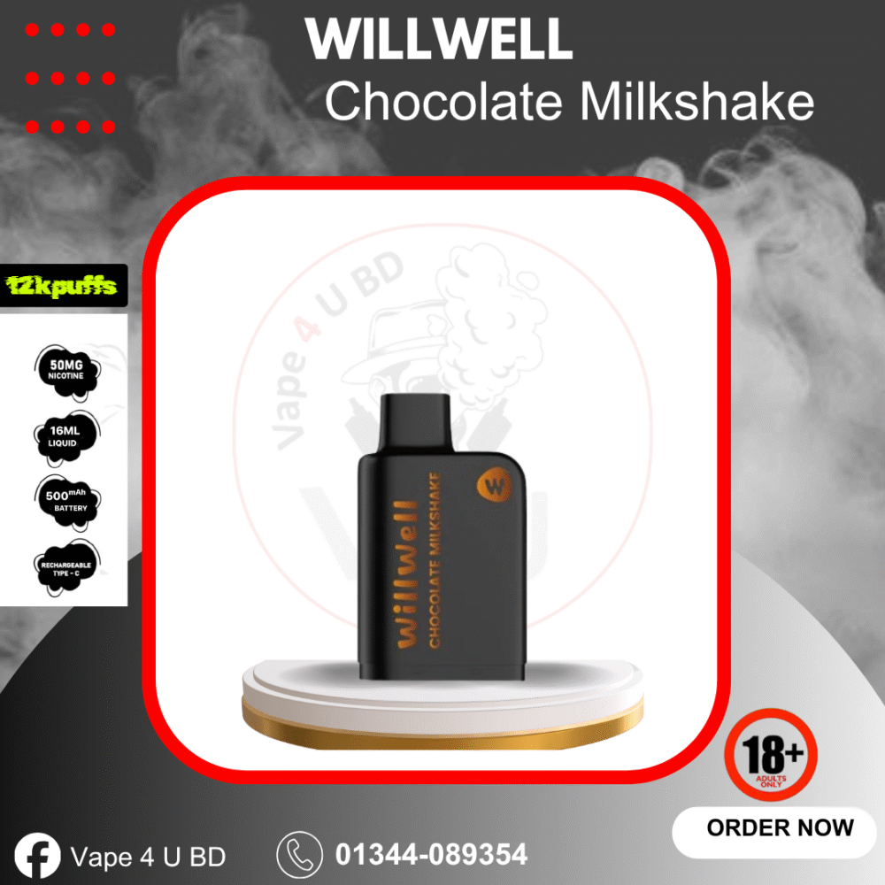 Chocolate Milkshake Prefilled Cartridge 12K by Will Well