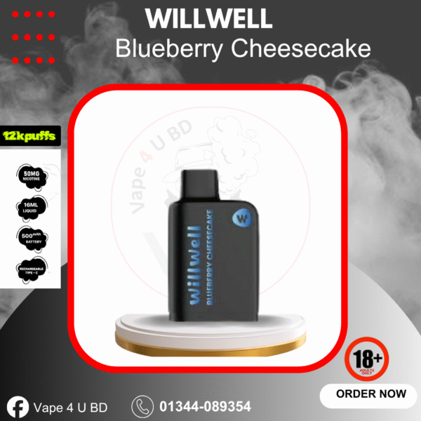 Blueberry Cheesecake Pre-filled Cartridge 12k by Will Well