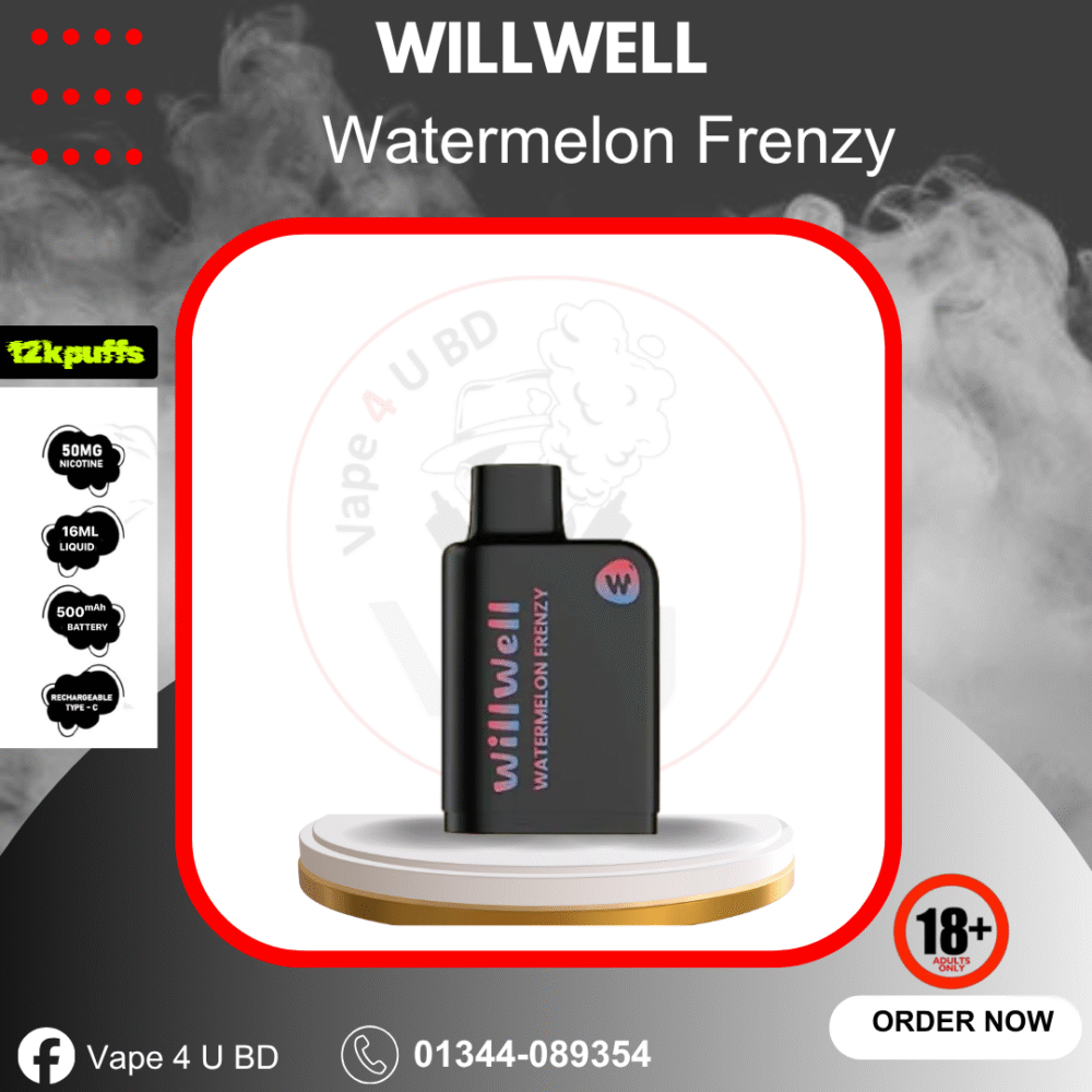 Watermelon Frenzy Pre-filled Cartridge 12K by Will Well