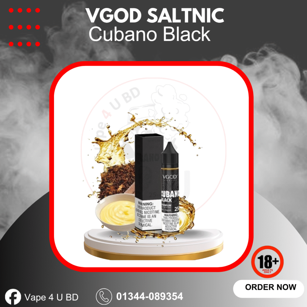 Vgod Cubano Black salt 30ml