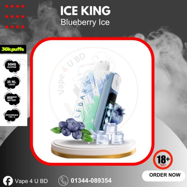 ELFBAR ICE KING 30K Blueberry Ice