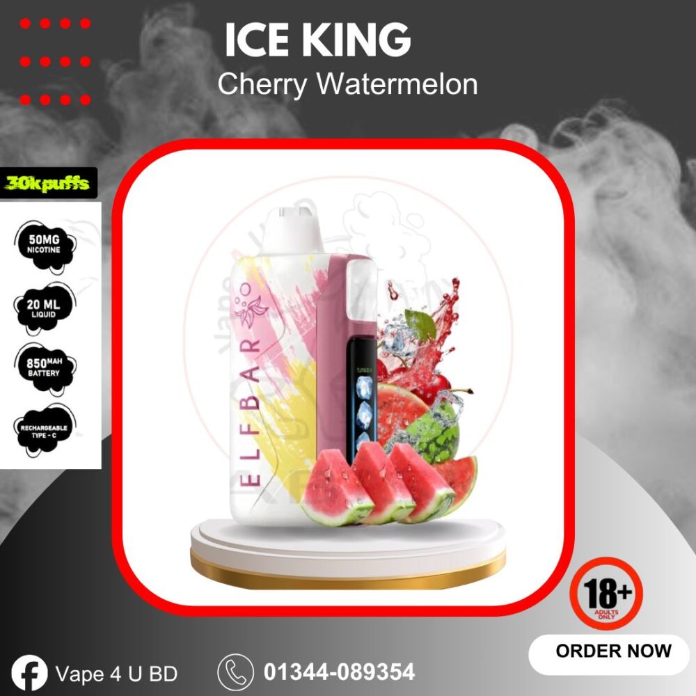 ELFBAR ICE KING 30K Cherry Watermelon