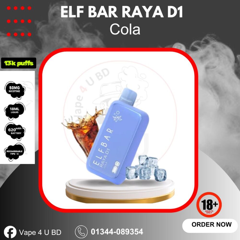 Elf Bar Raya D1 13000puffs- Cola