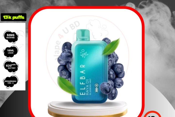 Elf Bar Raya D1 13000puffs- Blueberry Mint