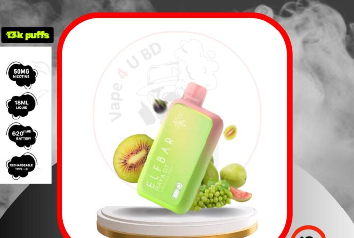 Elf Bar Raya D1 13000puffs- Kiwi Guava Grape