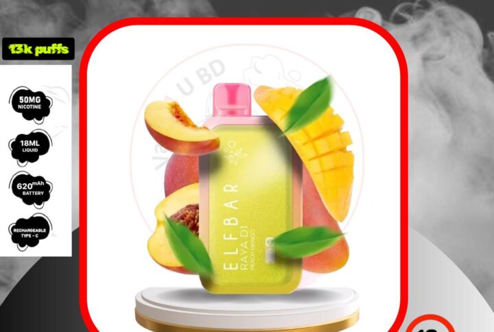 Elf Bar Raya D1 13000puffs- Peach Mango