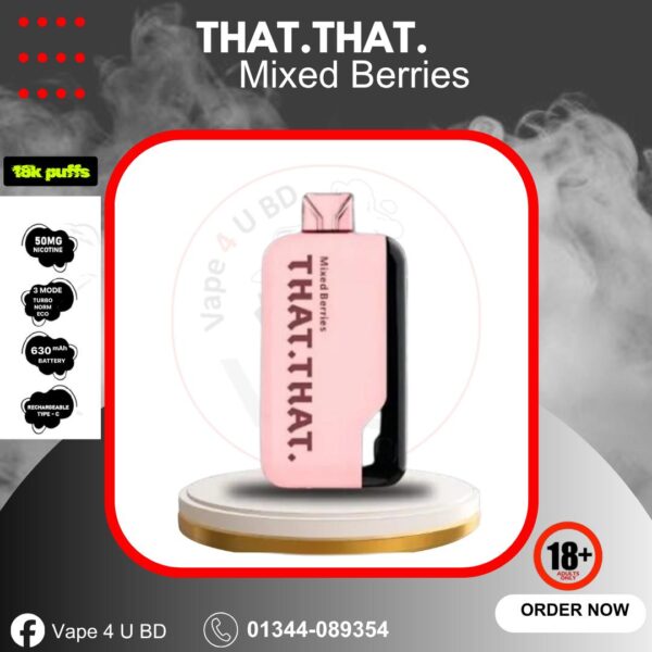THAT.THAT 18000puffs-Mixed Berries