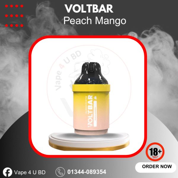 Voltbar 12k Prefilled Cartridge Peach Mango