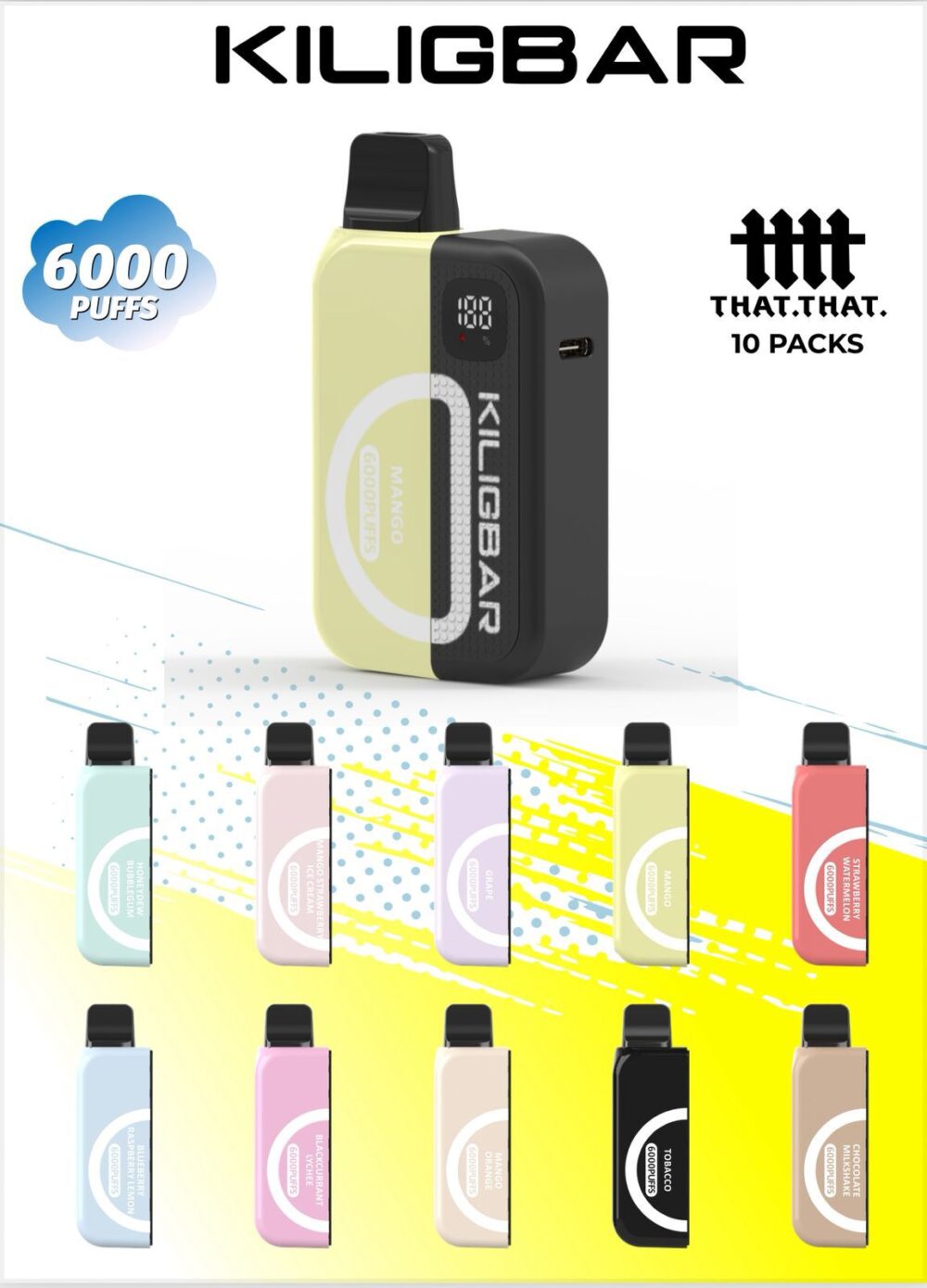 That That Kiligbar 6000 Puffs Cartridge