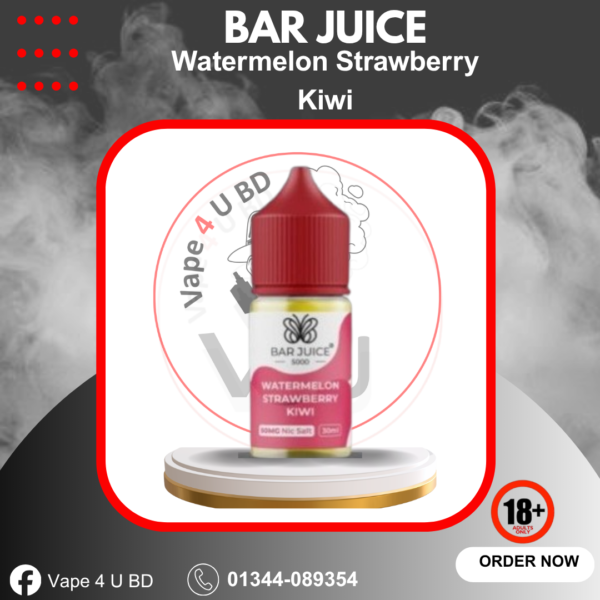 BAR JUICE 30ml salt - Watermelon Strawberry Kiwi