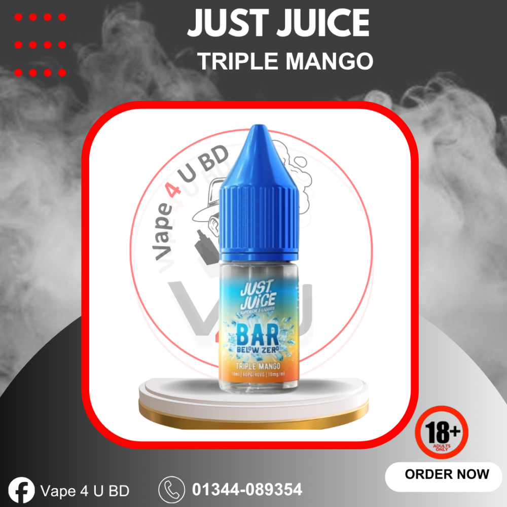 JUST JUICE BAR TRIPLE MANGO 30ML NICSALT