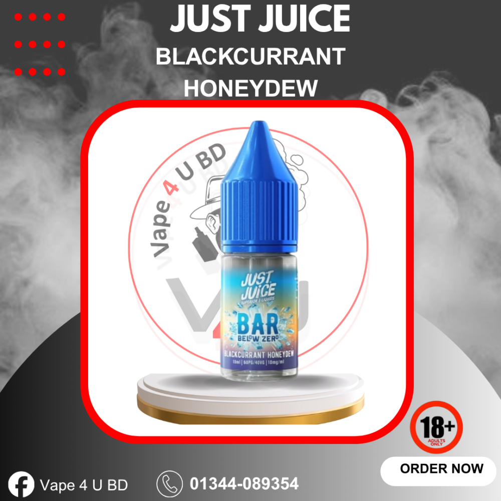 JUST JUICE BAR BLACKCURRANT HONEYDEW 30ML NICSALT