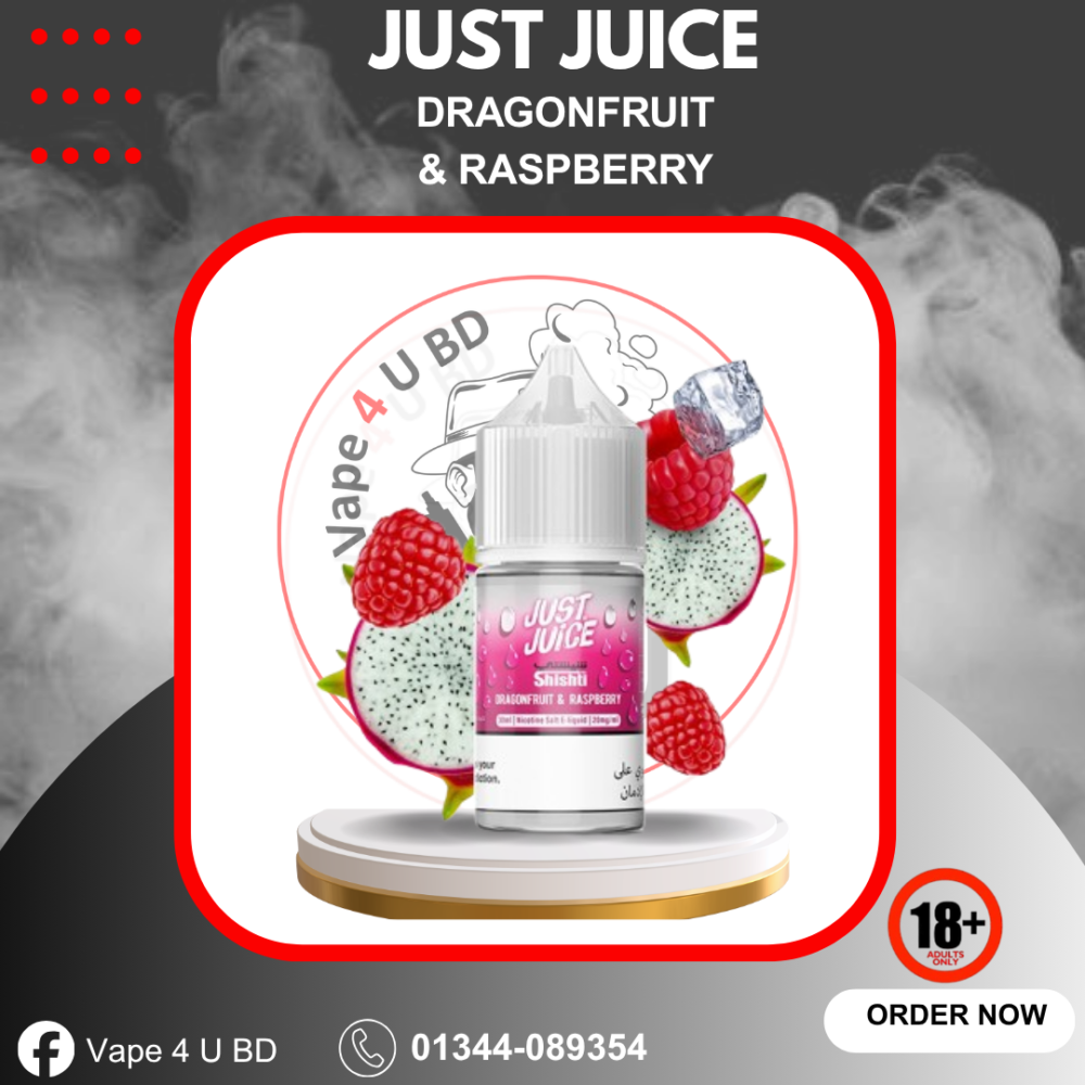 JUST JUICE BAR DRAGONFRUIT & RASPBERRY 30ML NICSALT