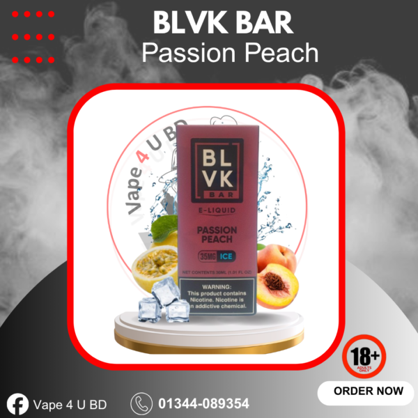 BLVK BAR Nicsalt Passion Peach Ice 30ml