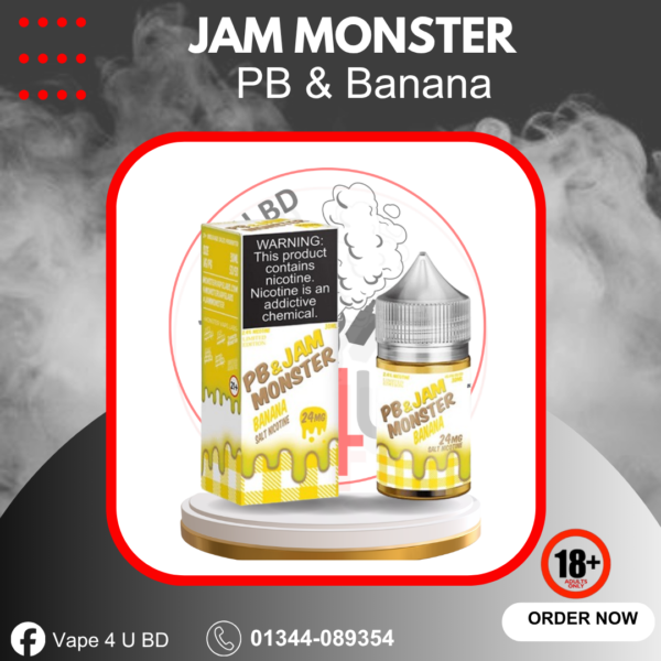 Jam Monster Salt PB & Banana 30ml